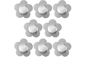 BESHERO 8 Stück Magnetische Edelstahl Tischdeckenbeschwerer Vorhang Gewichte Tischdecke Gewichte Restaurant Tischdecke Anhänger Blumen