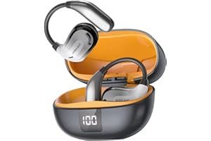 ERAZERL Ki Übersetzer Kopfhörer Übersetzungskopfhörer mit echtzeit übersetzung, 135 Sprachen Kopfhörer Übersetzer Echtzeit, Open Ear kopfhörer für iOS und Android, Reisen und Reisen, Business XT66 PRO Silber