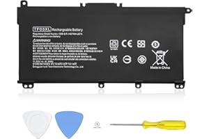 LTBSTOYE TF03XL 920070-855 Laptop Battery Compatible with HP Pavilion 14-BF 14-BK 15-CC 15-CD 15-CK 17-AR X360 14M-CD0001dx 15-CC0XX 15-CC1XX 15-CD0XX 15-CC050WM 15-CD040WM 920046-421 920046-121 920046-541