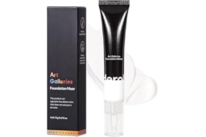 Prreal Płynny podkład, miksujący pigment do regulacji cieni, odporny na pot, długotrwały jedwabisty, gładki podkład w płynie, lekki i łatwy do mieszania z podkładem, 0,68 oz (biały)