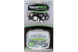 SOFTSPIKES Pulsar Golf Cleats Fast Twist 3.0 Vorteilspack – 2 Sets mit je 18 Spikes – Schwarz – auch passend für Tri-Lok, Slim-Lok und Tour Lock Cleat-Systeme