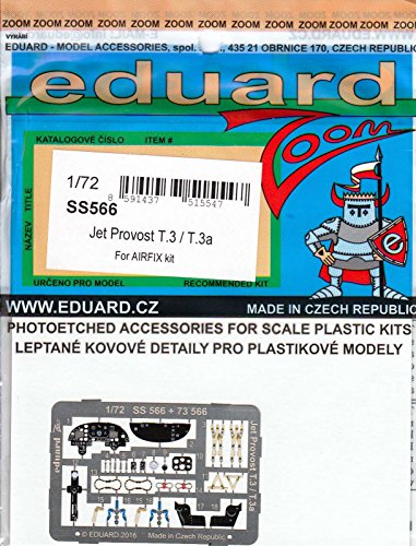 Preisvergleich Produktbild (EDPSS566) - Eduard Photoetch 1:72 Zoom Jet Provost T3 / T3a (Airfix)