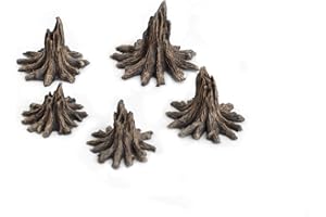 War World Gaming World at War 5 x Ceppi di Alberi Esplosi - 28mm Normandia Seconda Guerra Mondiale Wargame Terrain