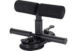 IBLUELOVER Sit Up Bar Auto-Aspiration Sit Up Aide Accessoire Equipement de Abdominaux Fitness avec Ventouse Support Situp Réglable Appareil Musculation Muscles Bras Pectoraux Fessier Jambe Étirement