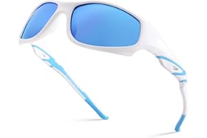 Pro Acme Children's Sunglasses Boys Girls Polarised Sports Sunglasses Flexible Unbreakable Baseball Shades for Children Age 3-10