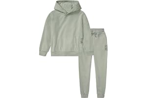 WEICHERS Kinder Trainingsanzug, weich und warm, Gr.98 - Gr.164 Hausanzug für Mädchen und Jungen, Geschenke für Kinder, 2-Teiliges Set aus Hoodie und Hose
