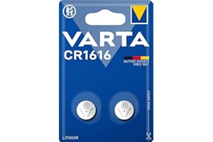 ‎VARTA VARTA Baterie Electronics CR1616 litowe baterie guzikowe (2 sztuki, w oryginalnym opakowaniu typu blister)