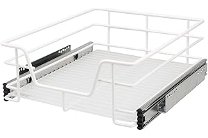 bremermann cajón telescópico con Superficie de Almacenamiento, 45 cm (Blanco)