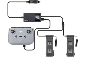 LYONGTECH Batteri LCD billaddare för DJI Mavic 3 Classic/Pro, Mavic 3 drönare, 3-i-1 billaddare batteri 12 V batteriladdare