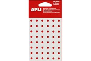 Apli-228-Set di anelli di rinforzo, 96 pezzi, colore: trasparente