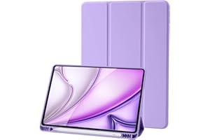 PALKITSEE Custodia Cover Compatibile con iPad 9 8 7 Generazione (10.2 Pollici, 2021/2020/2019), Supporta la Carica di Pencil 2nd Gen, Auto Sveglia/Sonno (Viola)
