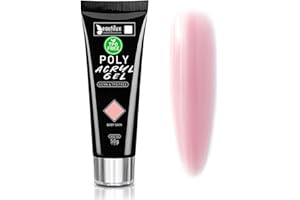 Beautilux Acrygel Ongle, 50g Rose Acrygel Sans-TPO Longue Durée Pour Nail Art Gel Extension Ongle, Gel Tube Construction Ongle UV