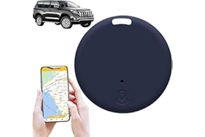 SHENGQIU GPS Tracker,Mini GPS Tracker for Vehicles,Car Tracker Real Time Locator,Portable GP-S Trac-ker for Pets,G-PS Trac-ker No Subscription,Anti-Lost Tra-cker Devices Cars,Pets,Wallet,Blue