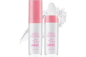 AOOWU Powder Stick, Polvere Corpo Glitter Evidenziatore in Polvere per Viso e Capelli, Patting Powder con Effetto Brillante per Festival e Feste(Bianco)