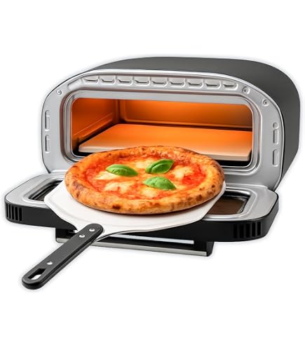 Forno a Legno di Pellet per Pizza in Acciaio Inox da 12'', Forno per Pizza da Esterno in