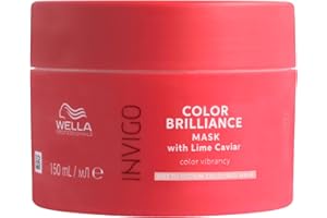 Wella Professionals Masque Cheveux Invigo Clor Brilliance - Redonne de la brillance à vos cheveux pour une couleur vibrante - Traitement intense pour cheveux colorés fins à normaux, 150ml