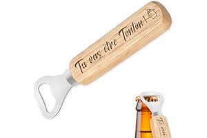 NSETRIU Cadeau pour Tonton - Ouvre Bouteille Annonce Grossesse de la Nièce pour Anniversaire et Noel