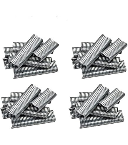 MOGOULUA Lot De 1800 Attaches M Pour Clôture Et Cages - Anneaux Métalliques 3.2-6.8mm