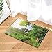 Produktbild Village View Decor, grüne Bäume in der Nähe des Flusses und kleine Pfad-Badteppiche, rutschfeste Fußmattenbodeneingänge Außeninnen-Haustürmatte, Badmatte für Kinder, 15.7x23.19 Zoll, Badzubehör