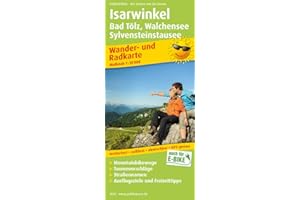 Isarwinkel, Bad Tölz, Walchensee, Sylvensteinstausee: Wander- und Radkarte mit Ausflugszielen & Freizeittipps, wetterfest, reißfest, abwischbar, GPS-genau. 1:35000 (Wander- und Radkarte: WuRK)