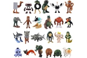 NAVESO 24 Figurine Italian Brain, rosso cervello, Tralalero Tralala Figurines d'action, Bombardino Crocodilo Jouet, BRR BRR Patapim Jouet Pour Enfants et Adultes