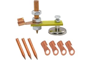 WJUAN Magnetic Welding Head Welding Accessories Magnetic Ground Clamp for Welding Support Accessory Tool