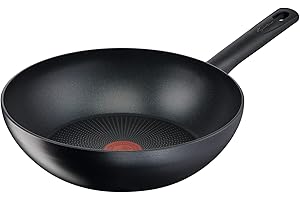 Lagostina Rigenera Green Wok Antiaderente in Alluminio 100% Riciclato Ø 28 cm, Padella Induzione Gas e Forno, Rivestimento Antigraffio, Manico Ergonomico