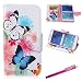 Produktbild Galaxy S6 Fall, firefish S6 Fall [Standfunktion] [Leder Wallet] Bumper leicht Slim Stoßdämpfung [Magnetverschluss] für Samsung Galaxy S6