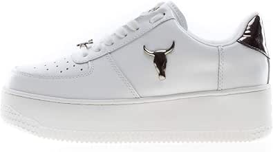 WINDSOR SMITH WSPRICH WHTGUNM Sneakers Donna 37 : Amazon.it: Scarpe e borse