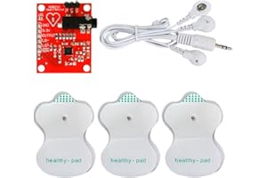 iHaospace Module ECG AD8232 - Mesure ECG - Capteur de fréquence cardiaque - Capteur de surveillance ECG - Pour appareil Arduino ECG