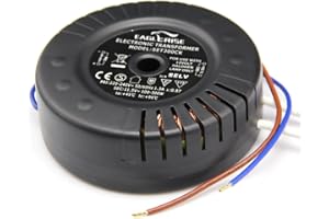 Eaglerise Electronic Halogen Transformer AC 230 V to AC 12 V 100 W-250 W Driver for NV Halogen Lamp Round