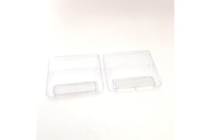 Bosatta COPPIA GEMME PLASTICHE FARI FANALI POSTERIORI TRASPARENTI BIANCHE APE TM P 50 FL1 / FL2 / EUROPA/CROSS/DIESEL/POKER / 50 TL ELESTART