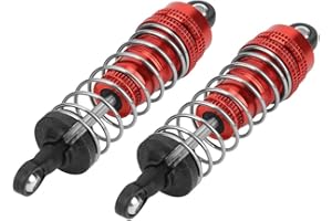 OUMEFAR Amortyzator Rozpórek, Metalowe Rozpórki Amortyzatora Części Zamienne do RC do 1/14 WLtoys 144001 RC Model(Czerwony)