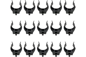 LEEQ 15 PCS Clips de Paneles de Baño, Ganchos para Zócalo de Cocina, Clips de Tabla de Patadas Fuertes, Gancho Zócalo Zócalo Cocina, Clips de Plinto de Cocina, Fácil de Instalar