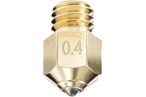 DUROZZLE MK8 ugello in carburo di tungsteno 0,4 mm per stampante Ender 3, CR-10, Elegoo Neptune 3, Sovol SV06 e altro, alta conducibilità termica e resistenza all'abrasione
