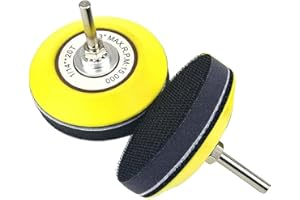 Treki 2PCS Platos de Lijado 75mm Almohadilla de Respaldo de Disco de Lijado con Gancho y Bucle Discos Lija de Autoadhesivo Discos Hook and Loop para Máquinas de Perforación Lijadoras