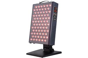 Hooga Red Light Therapy, Red Near Infrared LED Panel, 72 Quad Chip Flicker Free LEDs, Ultra Series, Clinical Grade Device for Energy, Pain, Skin, Recovery, Sleep, Performance. ULTRA360.