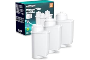 ARETHONE Wasserfilter für Siemens EQ Series, EQ3/EQ6/EQ9, EQ500, S700, Wasserfilter Kaffeevollautomat für Bosch Vero, TZ70003/TCZ7003/467873, Siemens 3200, Neff C77V60 Series (3 Stück (1er Pack))