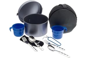 LAKEN - Juego de Utensilios de Cocina antiadherentes de Aluminio para Camping