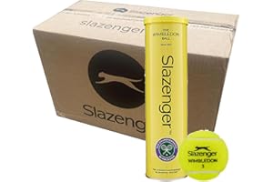SLAZENGER WIMBLEDON TENNIS BALLS - 6 DOZEN - 18 X 4 BALL CANS by Slazenger
