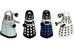 Cathys Candy Cart Doctor Who Dalek Invasion Mini Figurines Multi-Pack Bobble Buddies Featuring Bobbling Action Collectors, Gift Set, 8.3 (DALEK4PK2)