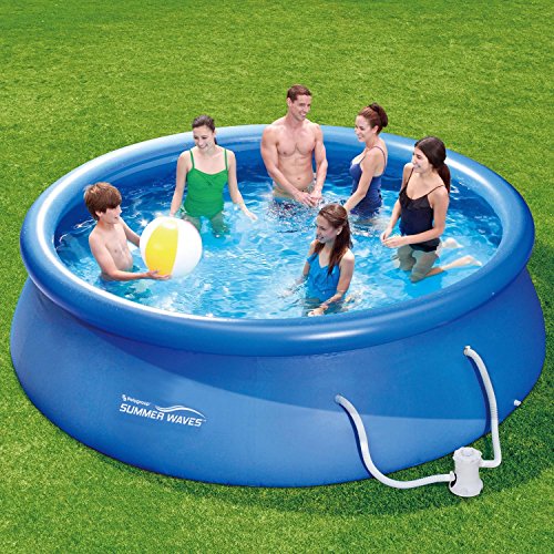 Summer Waves Fast Set Quick Up Pool 366x91cm Swimming Pool Familien Schwimmbad mit Filterpumpe - 2