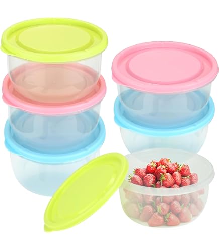 2 Boîtes à Pizza En Silicone Avec Couvercle Transparent - Graduées, Pliables (16.7x7cm Pliée à 4cm)