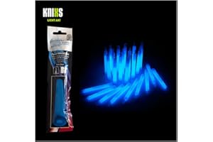 KNIXS - 50x Power Knicklichter, seit 15 Jahren in Profiqualität, Glowsticks 150 x 15 mm - Leuchtstäbe - 6-Farb-Mix oder einfarbig Leuchtend - für Party, Festival, Karneval, Outdoor oder Notlicht
