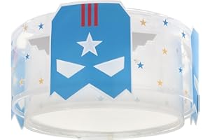 Dalber Plafonnier Enfant Blue Hero Super-héros