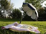 Reer 72145.2 – Sonnenschirm 2 in 1, Farbe: grau - 3