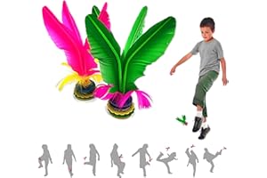 Guopai Jianzi Kick Shuttlecock, Volant de Football à Plumes, Jeu de Pieds Sportif, Feather Shuttlecock pour Enfants et Adultes, Utilisation Intérieure et Extérieure