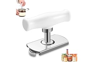 CIMOWN Ręczny otwieracz do puszek, regulowany otwieracz do puszek, ręczny otwieracz do puszek do butelek, otwieracz do butelek z pokrywką śrubową, odpowiedni do bezpośrednich pokrywek 3-9,5 cm