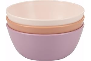 Tiny Twinkle kinderteller Baby Teller 3er-Pack BPA-freie Tassen, Teller und Schüsseln Sets für Kinder und Kleinkinder - Polypropylen Kunststoff-Geschirr-Set