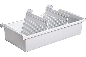 HAN 956-0-11 - Schedario per 1.300 schede formato A6 orizzontale, 171 x 76 x 347 mm, colore: Grigio chiaro